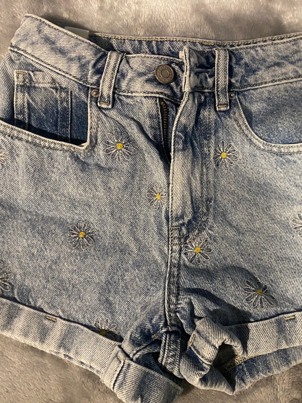 PacSun Sunflower Jean Shorts